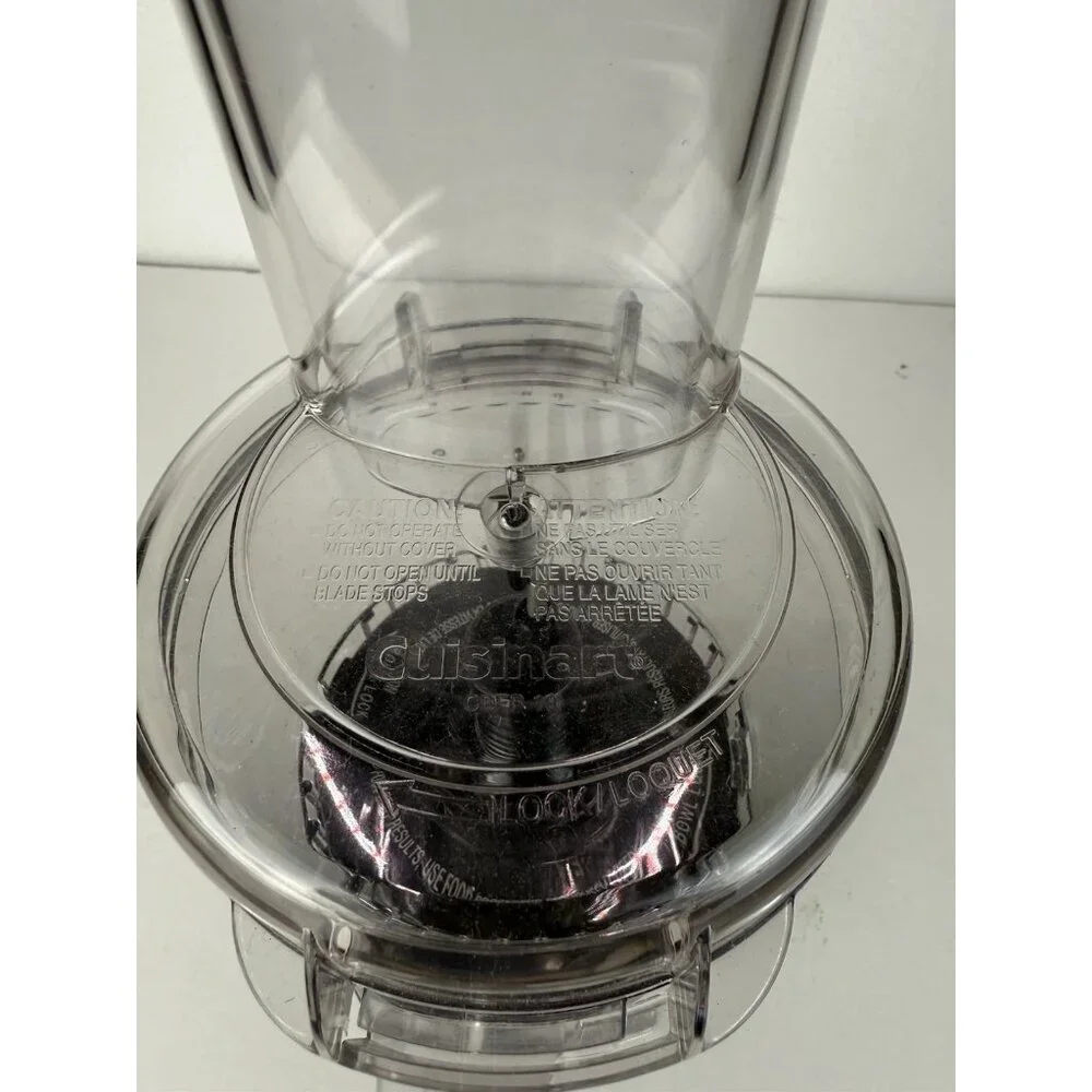 CUISINART‎ AFP-7C Food Processor Replacement Cup, Lid w/Food Tube & Base Collar